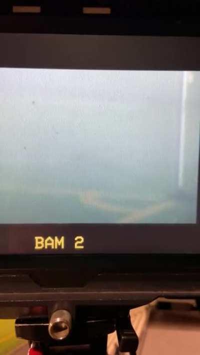 This pole was in the way, but when zoomed in I could “see through” it