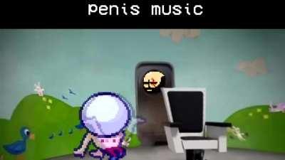 Let the penis music play...he would want it that way
