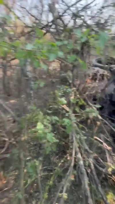 Russian soldier vs flying Russian tank turret 