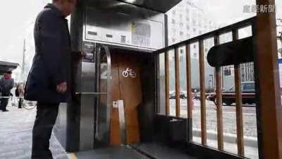 Underground Bicycle Parking!