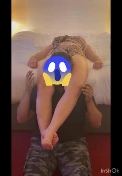 A Lil clip from a session yesterday 😜 fansly link below! 