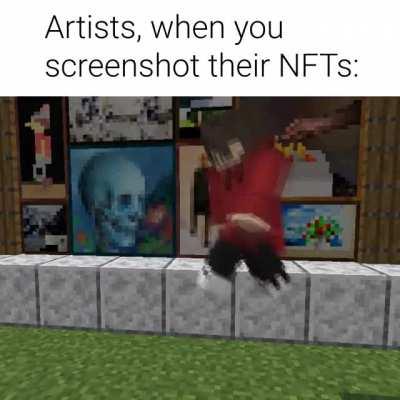 You think it's funny to take screenshots of people's NFTs