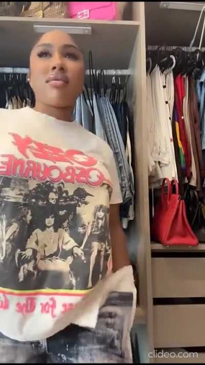 Trying on some jeans