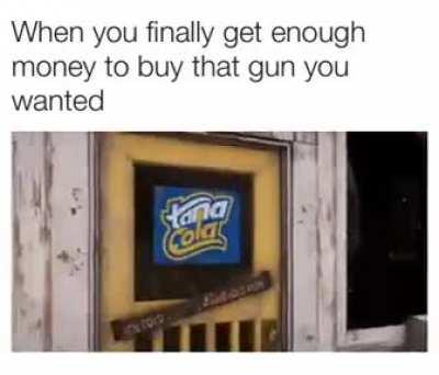 When you got to buy that gun no matter who is standing in the way