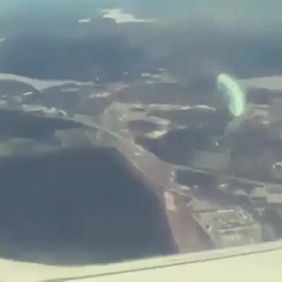 UFO sighting from airplane