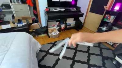 So, the valorant butterfly knife combo. But harder