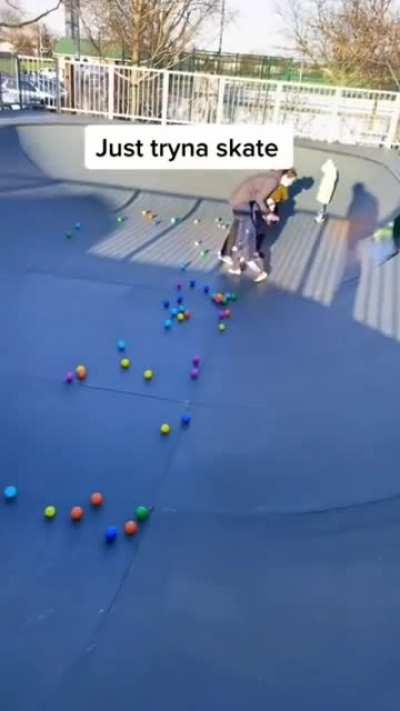 Karen brings her kids to the skatepark