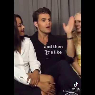 I love Paul Wesley's personality so much 😭