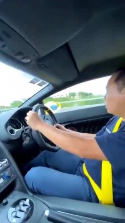 Taking your Lamborghini home from the dealership