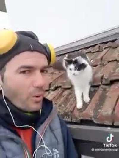 Look at her reaction