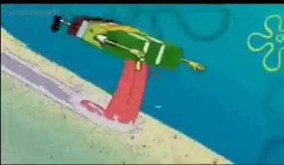 They both got a mouth full of sand