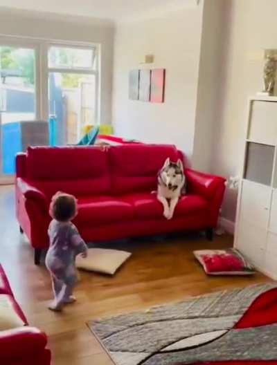 Joyful moment with True friend