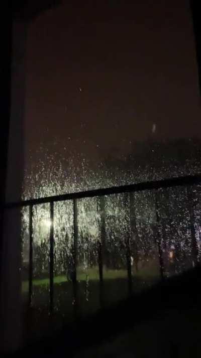 A light show tonight. Better than fireworks!