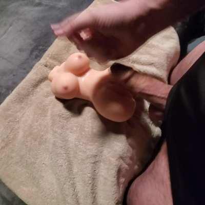 Little fuck toy, verbal stroke off and cum