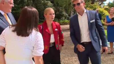 2021 Australian of the Year meets with the Prime Minister at The Lodge | Pablo Viñales