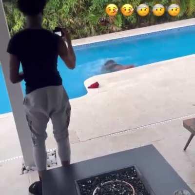 Big guy takes a big fall