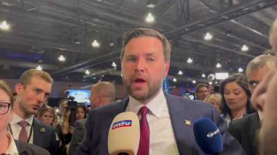 JD Vance on Haitian's eating pets when challenged that it is a lie by a reporter