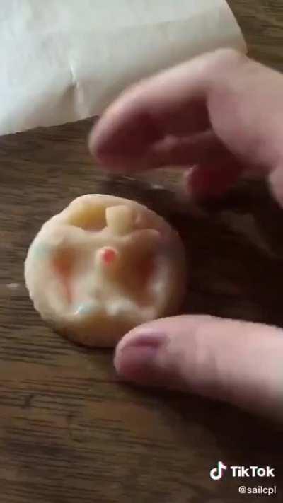 The practiced ease with which she creates this abomination makes me think she's done this before.