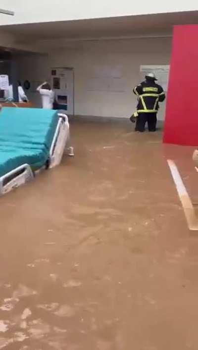 Marien-Hospital in Erftstadt, Germany after the massive rain. (2021)