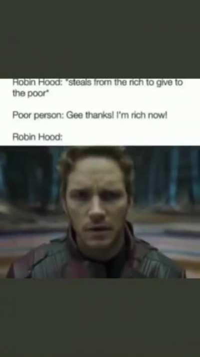 Robin from the hood or robin from the rich