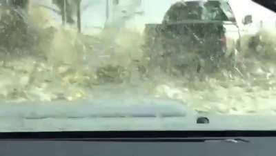 Glad I’m not the dude on the bicycle!