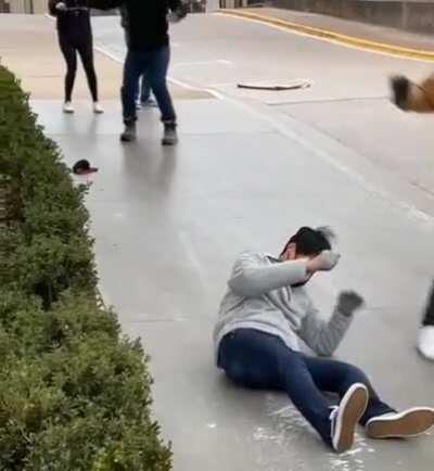 Texans experiencing ice