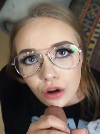 Cute Girl in Glasses