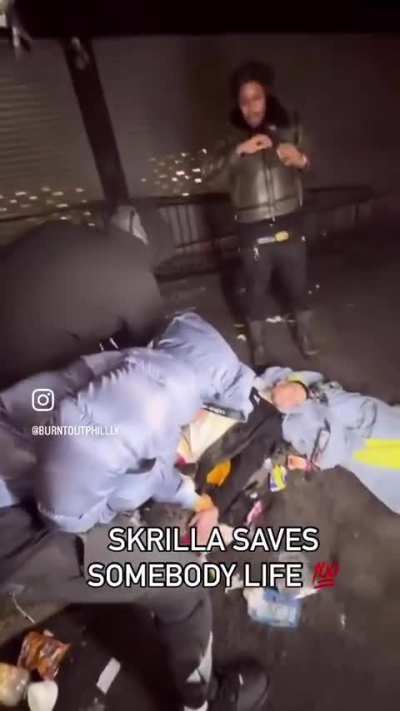 Philadelphia rapper Skrilla saves the life of man ODing in Kensington  