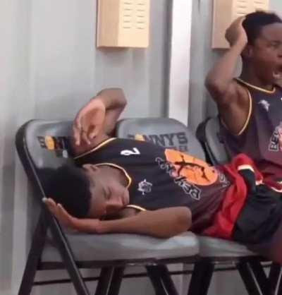 what Bruce was doing during his school basketball games