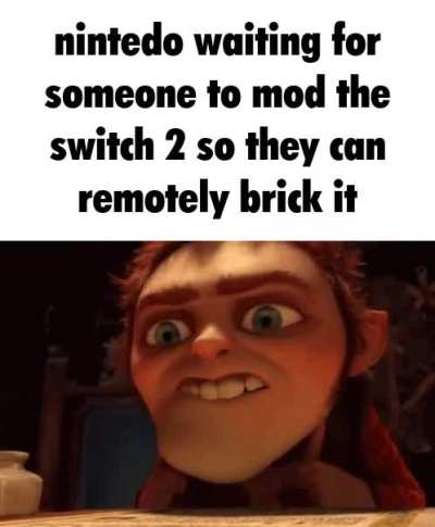 ummm actually you dont own the switch 2 you just own the license to a switch 2