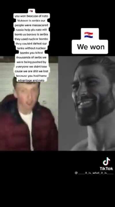 Serbian bitches vs Chad Croatia