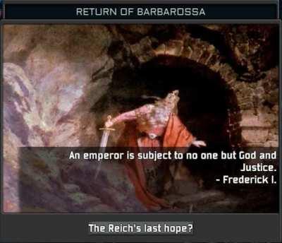 In the darkest days of the post-Heydrich anarchy, Kyffhäuser mountain stirs