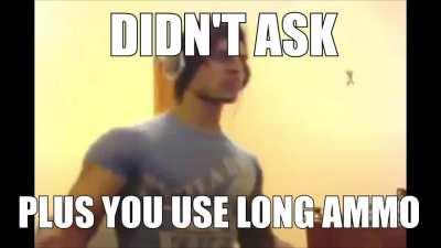 When long ammo players complain about not getting pushed by team that killed the boss