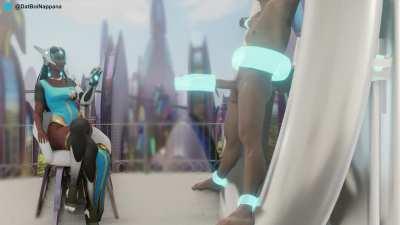 Symmetra made a flesh light (Nappana)