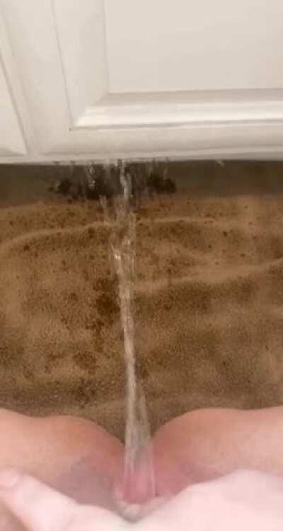 i couldn’t hold it in any longer 😩 i wish someone could help me make more of a mess 😉💦