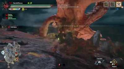 When you smack the ground so hard that you knock Rath out of the sky.