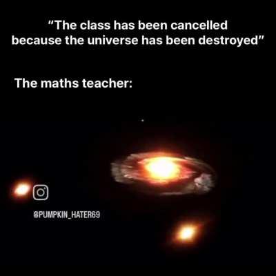 Math teacher solos alien x