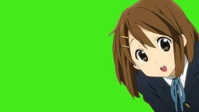Yui Hirasawa green screen! Clip provided by @thicc_square !