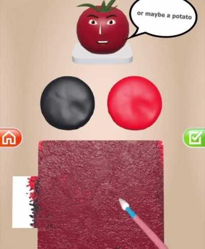 Why is the tomato so mad