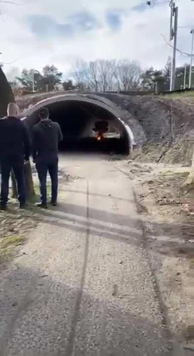 Are you sure that was a firework and not a bomb??