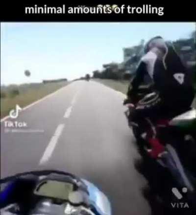 Very small amount of trolling