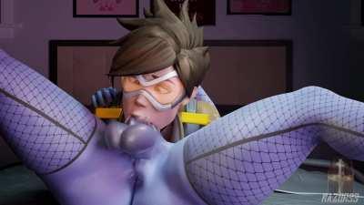 [Tracer x Widomaker Futa] (Raz0r33) [overwatch]