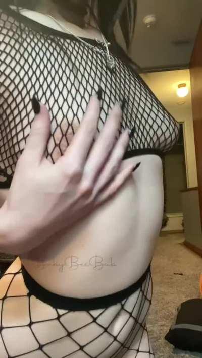 Breed me or cum on my tits?