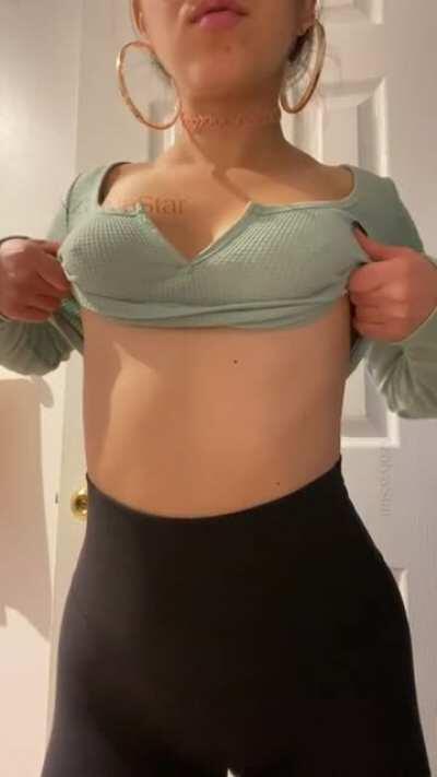 Petite & perky. Would you fuck me?