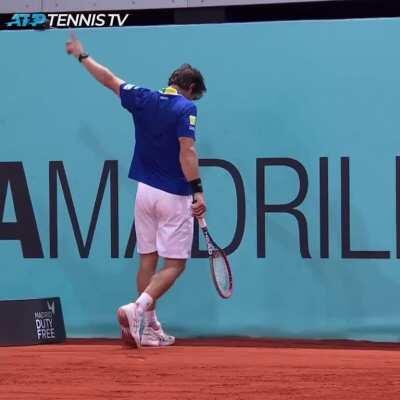 *That* Pablo Cuevas shot in Madrid!