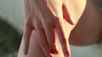 Milky White (nip slip)