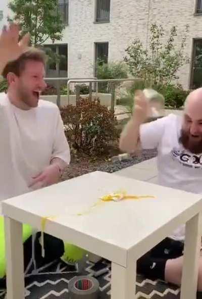 Improvised games are always fun