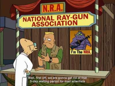 The right of mad scientists to keep and bear Doomsday Devices shall not be infringed.