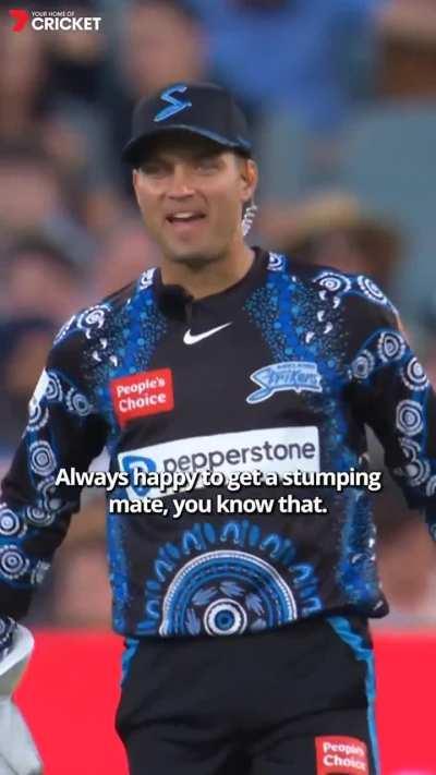 Just stay in your crease 