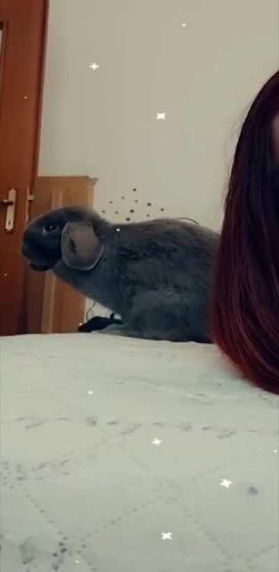 Ruby and One of Her Potatoes. So Cute!!!